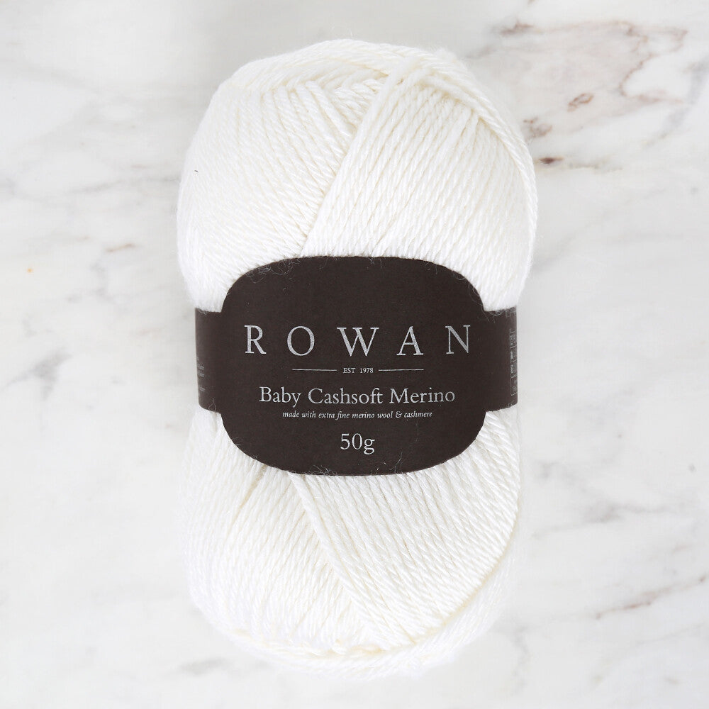 Rowan Baby Cashsoft Merino 50gr Krem El Örgü İpi - 00101